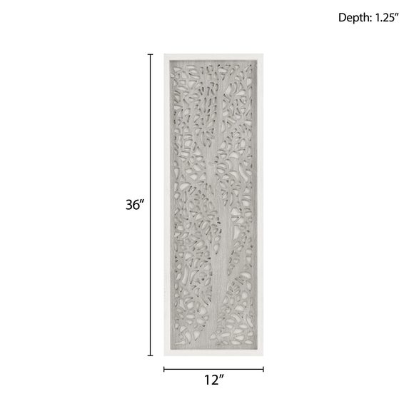 Laurel Wall Art - Laser Cut Carved Botanical Tree Branches, Genuine Fir Wooden💛 - Picture 6 of 8